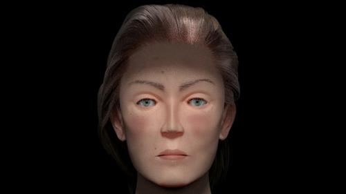 Realistic Woman Head preview image